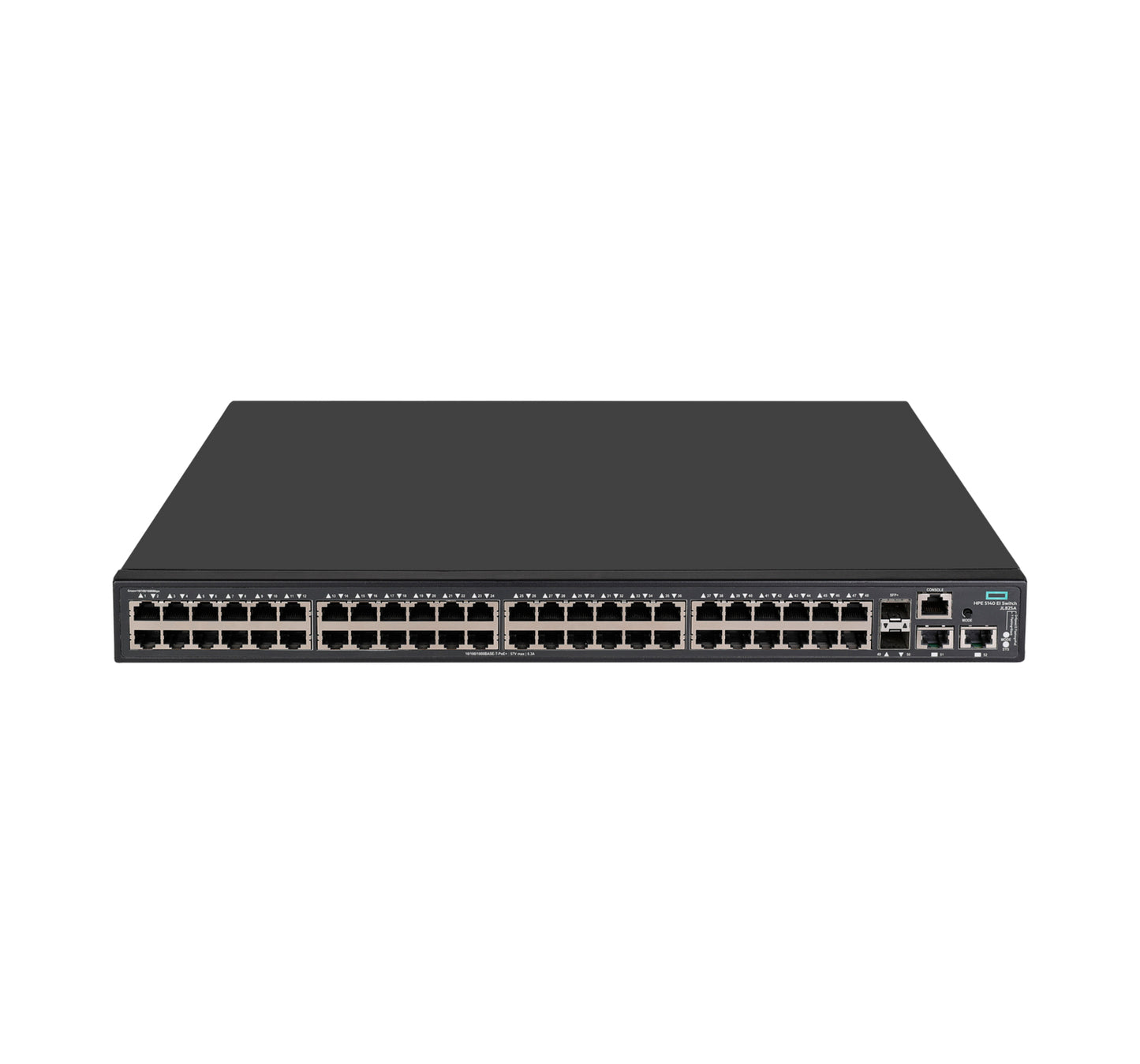 Hewlett Packard Enterprise FlexNetwork 5140 48G POE+ 2SFP+ 2XGT EI Managed L3 Gigabit Ethernet (10/100/1000) Power over Ethernet (PoE) 1U