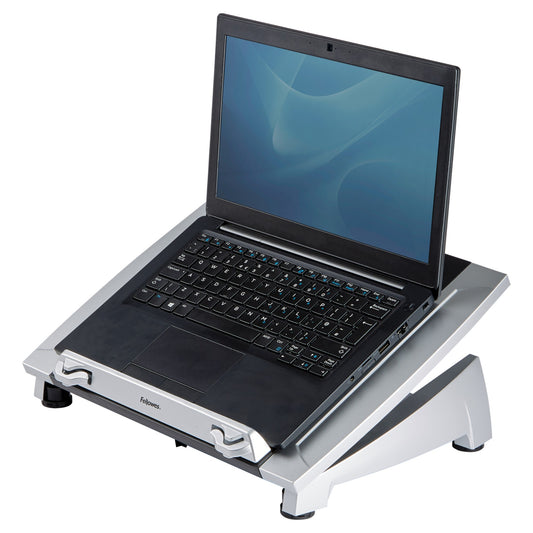 8036701 - Fellowes HEIGHT ADJUSTMENT RAISES LAPTOP SCREEN TO EYE-LEVEL. IN-LINE DOCUMENT HOLDER