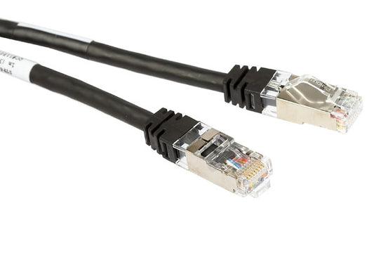 Panduit 5m, Cat 6a S/FTP networking cable Black 196.9" (5 m) Cat6a