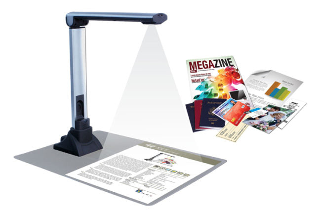 NUSCAN 500A - Adesso 5 MEGAPIXEL AUTO FOUCS DOCUMENT CAMERA & VISUAL PRESENTER, 6-IN-1 FUNCTIO