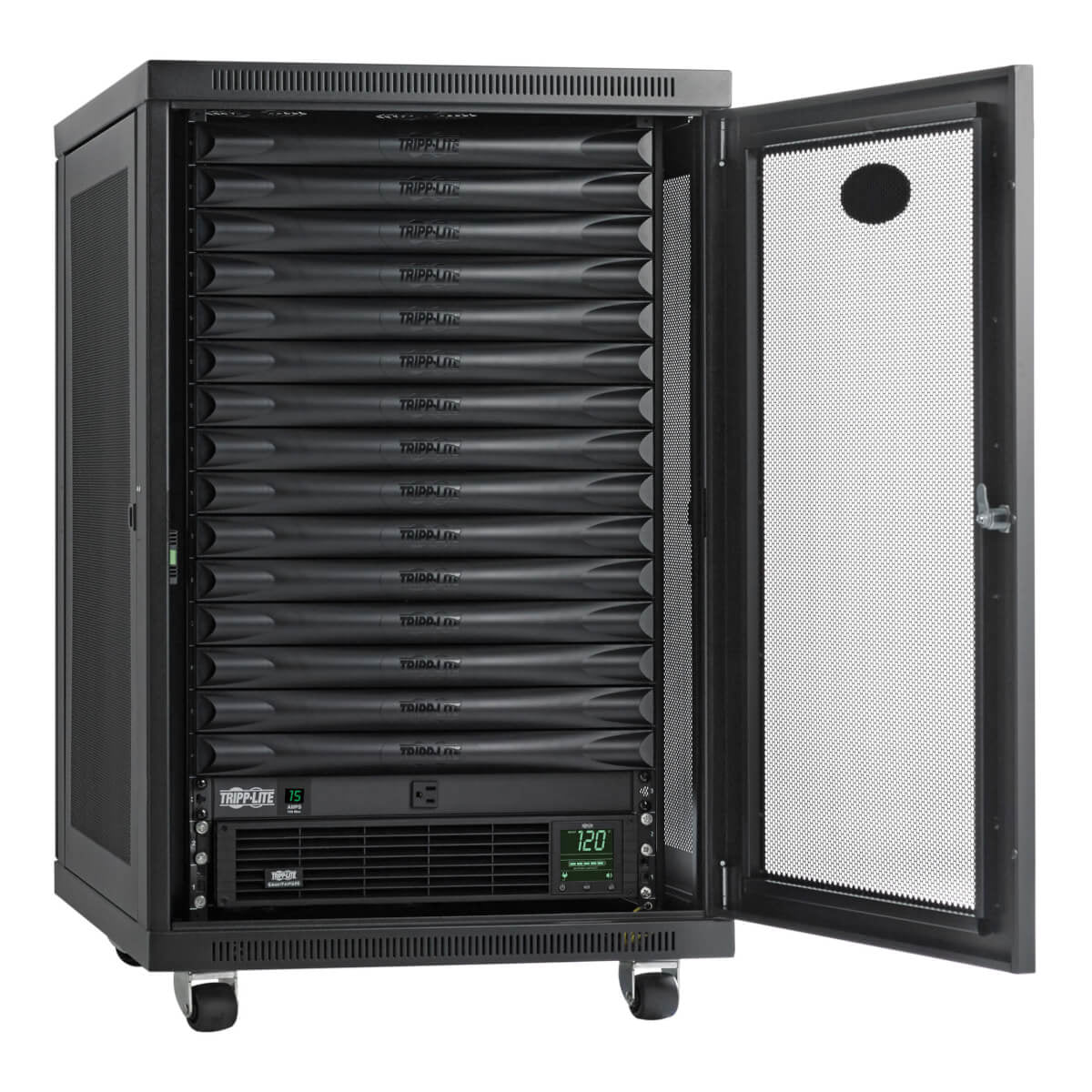 EDGEREADY MICRO DATA CENTER-15U, 1.5 KVA UPS, NETWORK MANAGEMENT AND PDU, 120V K