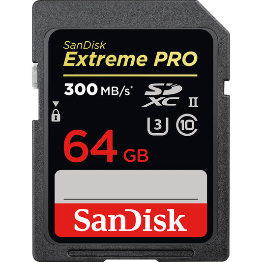 SanDisk Extreme Pro memory card 64 GB SDXC UHS-II Class 10