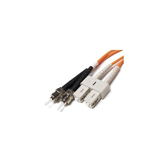 C2G 15m USA SC/ST Duplex 50/125 Multimode Fiber Patch Cable fiber optic cable 590.6" (15 m) Orange