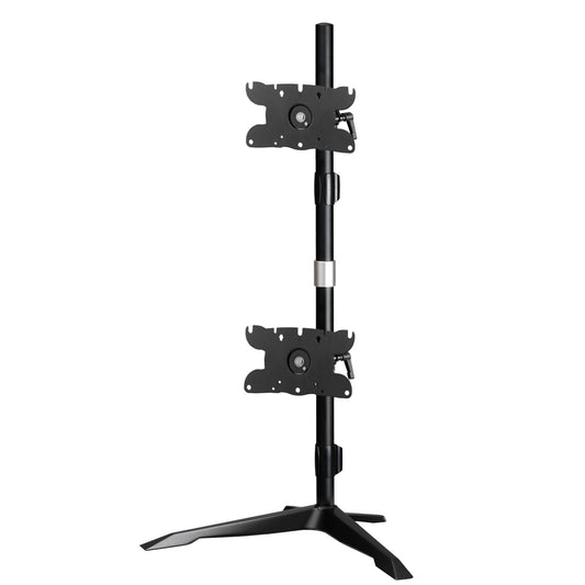 AMR2S32V - Amer Networks DUAL VERTICLE MONITOR MOUNT STAND FOR 2 LARGER LED OR LCD MONITORS UP TO 32 INCH