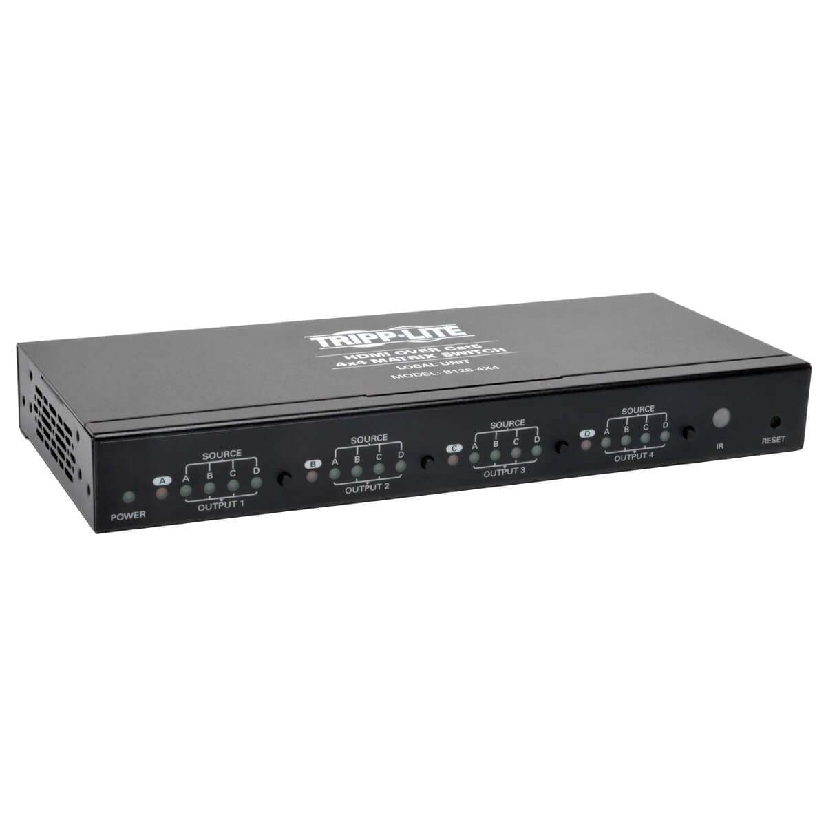 HDMI OVER CAT5 CAT6 4X4 MATRIX EXTENDER SWITCH 1080P TAA