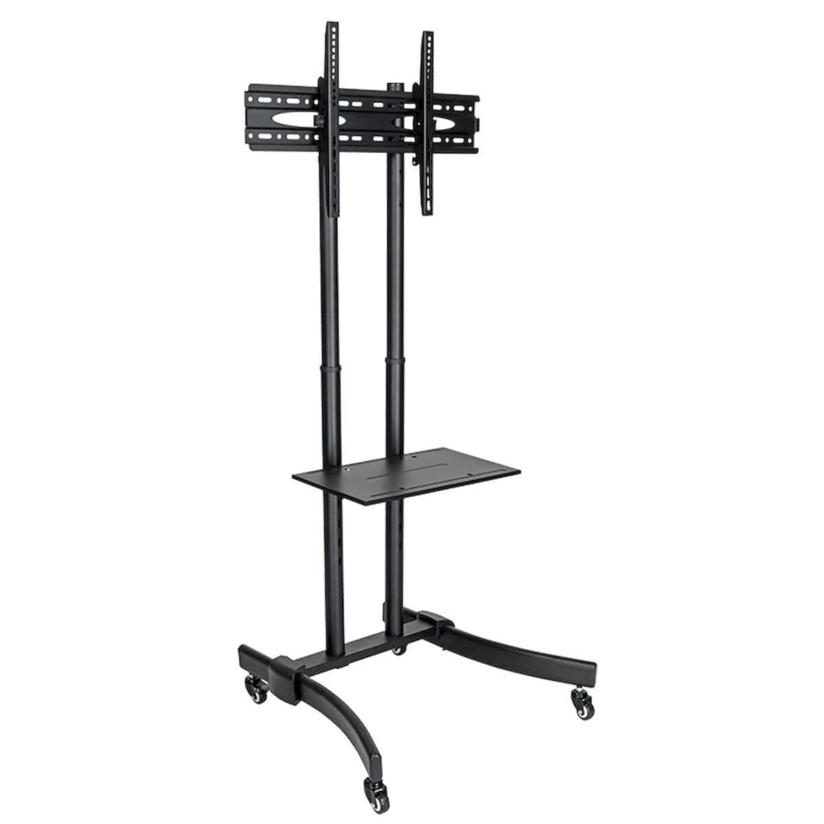 MOBILE TV FLOOR STAND CART HEIGHT-ADJUSTABLE LCD 32-70 DISPLAYS