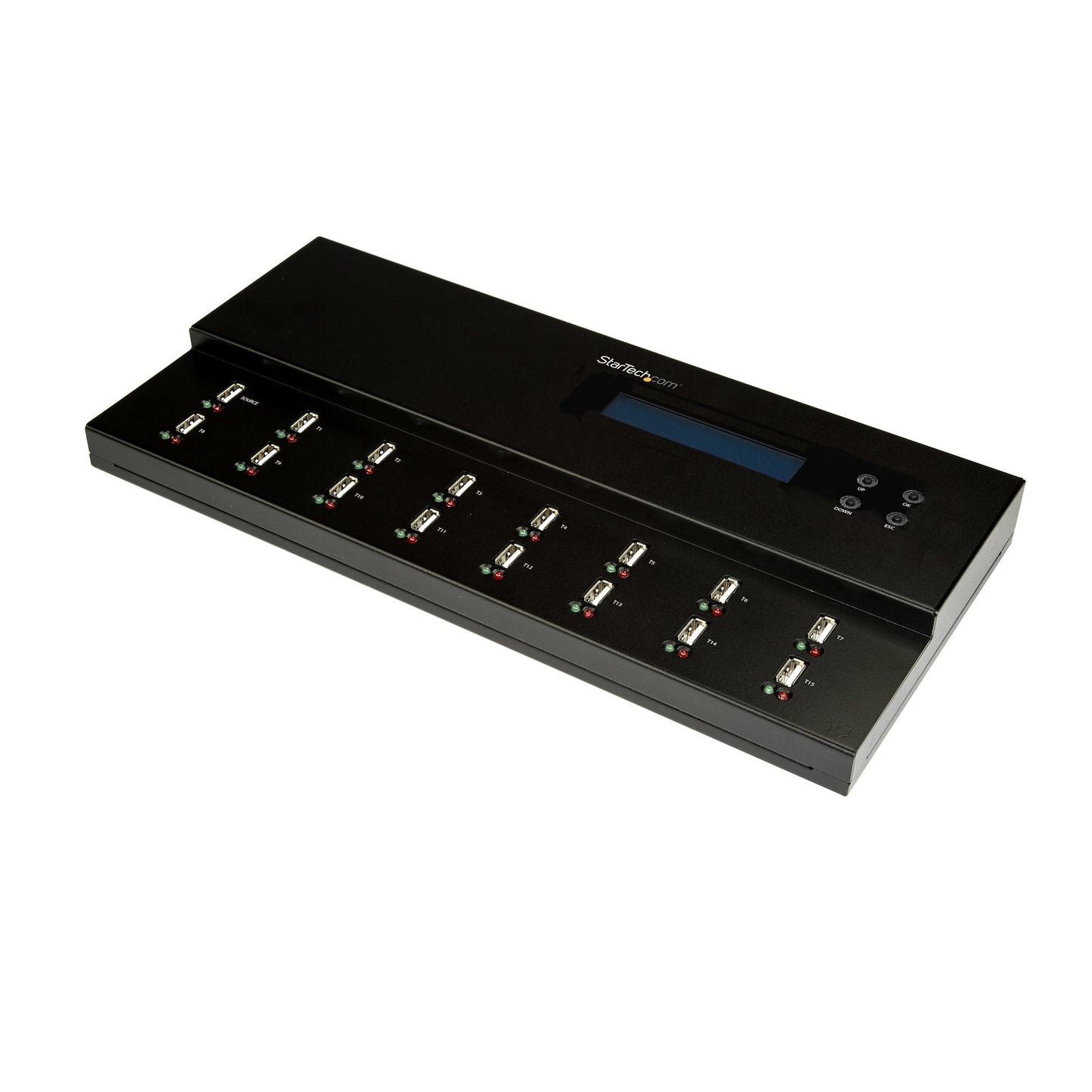 StarTech.com USBDUPE115 media duplicator USB flash drive duplicator 15 copies Black