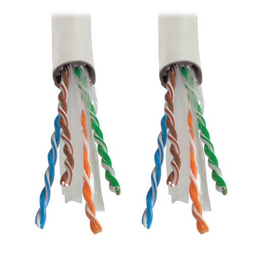N22201KWH - Tripp Lite 1000ft Cat6 Gigabit Solid-Core PVC Cable