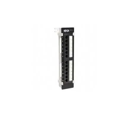 N250-012 - Tripp Lite 12-PORT CAT6/CAT5 WALL-MOUNT PATCH PANEL