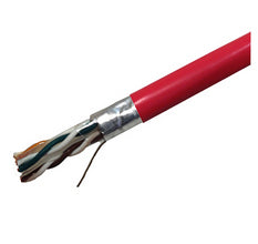 T2404L6PASH-RD - Weltron 1000FT RED CAT6 550MHZ STRANDED STP CABL