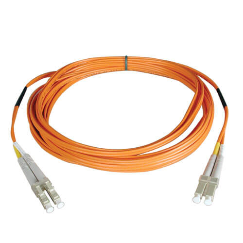 C2G 20m USA LC/LC Duplex 50/125 Multimode fiber optic cable 787.4" (20 m) Orange
