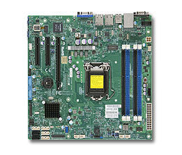 Supermicro X10SLM-F IntelÂ® C224 LGA 1150 (Socket H3) micro ATX