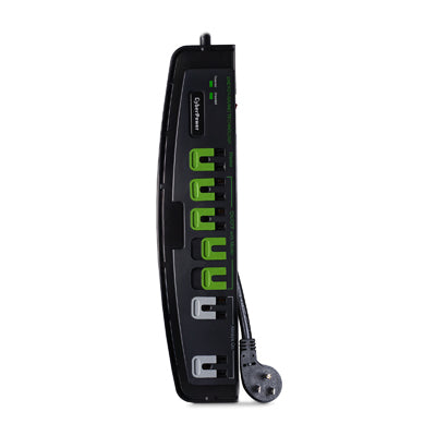P705G - Cyberpower 7 OL ENERGY SAVING SURGE PROTECTOR (4 ENERGY SAVING 1 MASTER) 2100J 5CORD