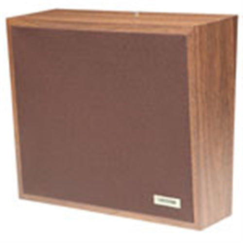 V-1023C - Valcom ONE-WAY, AMPLIFIED WALL SPEAKER, WOODGR