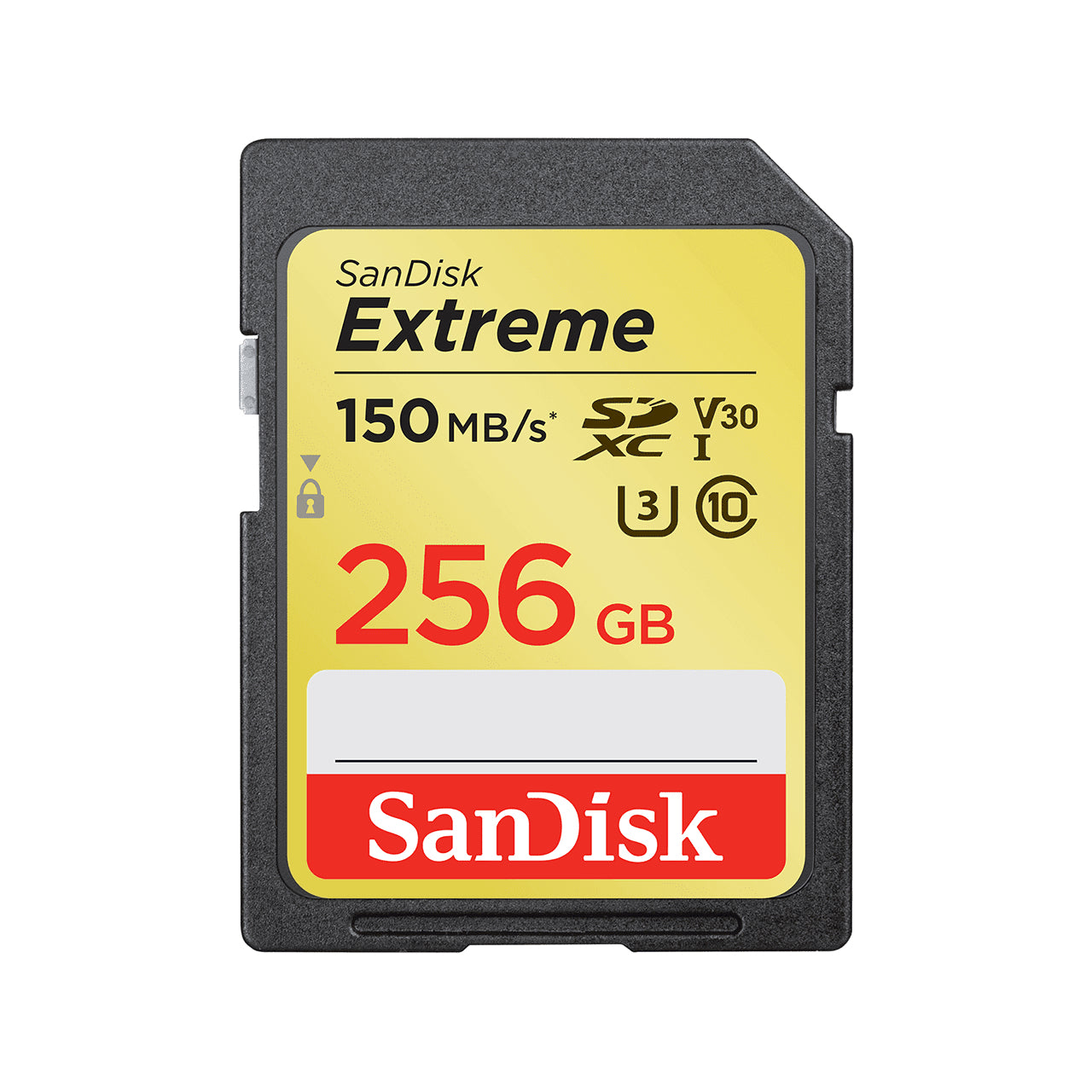 SANDISK EXTREME SDXC MEMORY CARD, 256GB, UHS-I, UP TO 150MB/SUHS-I, UP TO 150MB/