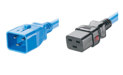 Panduit LPCB07X power cable Blue 35.4" (0.9 m) C20 coupler C19 coupler