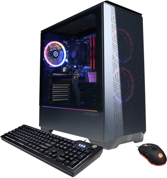 CyberpowerPC Gamer Supreme 5900X AMD Ryzenâ„¢ 9 32 GB DDR4-SDRAM 3000 GB HDD+SSD Windows 10 Home PC Black