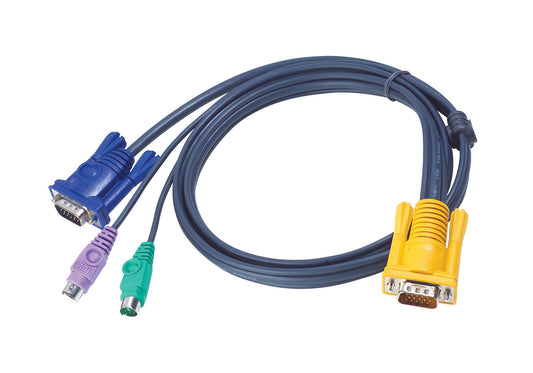 2L5202P - ATEN 6 SPHD15 (M) -HD15(M)/MINIDIN6 (M) CABLE ACS1208L & ACS1216L