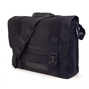 MECME1 - Mobile Edge ECO-FRIENDLY CANVAS MESSENGER BAG - 17.3IN - BLACK ECO-FRIENDLY CO