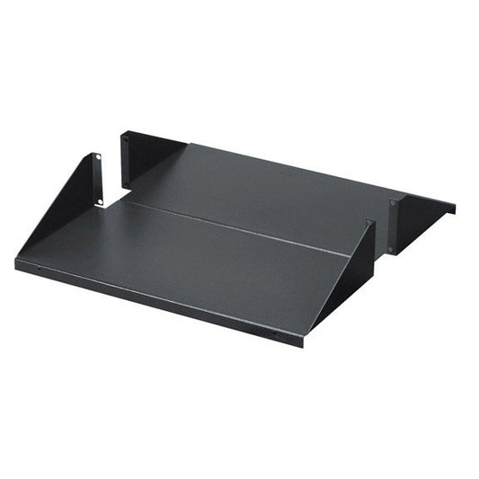 IT RACKMOUNT SOLID SHELF - FIXED, 2U, 19", 10"D, 4-POINT MOUNTING, 200-LB. CAPAC