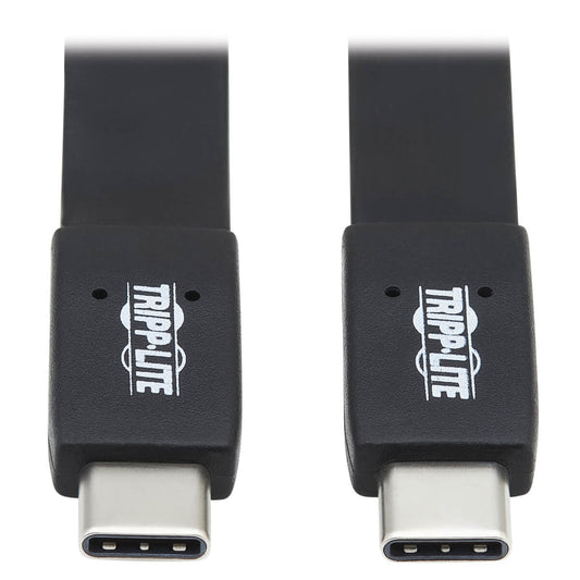 U420-16N-G25AFL - Tripp Lite USB-C FLAT CABLE (M/M) - USB 3.1 GEN 2 (10 GBPS), 5A RATING, THUNDERBOLT 3 COMPA