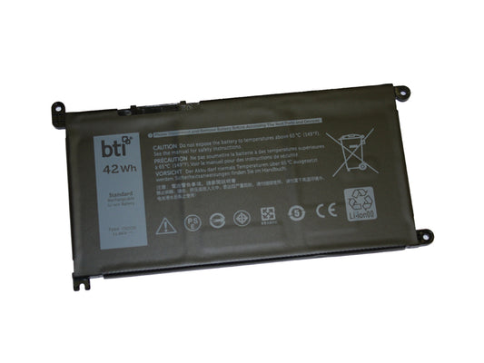 YRDD6-BTI - BTI REPLACEMENT NOTEBOOK BATTERY FOR DELL INSPIRON 14 5482 5485 L2478-855 L02031-241