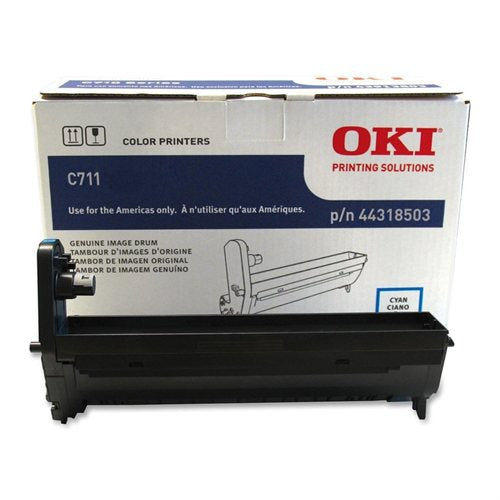 OKI CYAN DRUM FOR C711DN, C711DTN, C711N - 30K IMAGE DRUM