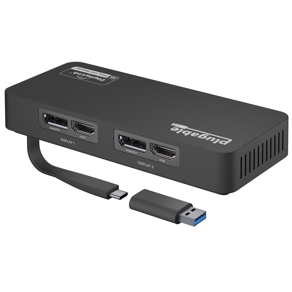 USBC-6950U - PLUGABLE TECHNOLOGIES PLUGABLE DP & HDMI DUAL MONITOR ADAPTER