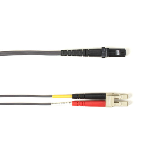 Black Box FOLZH62-003M-LCMT-GR fiber optic cable 118.1" (3 m) 2x LC MT-RJ OM1 Gray