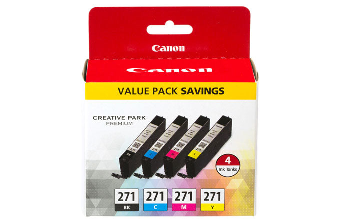 0390C005 - Canon CLI-271 BK/CMY 4CLR VALUE PK