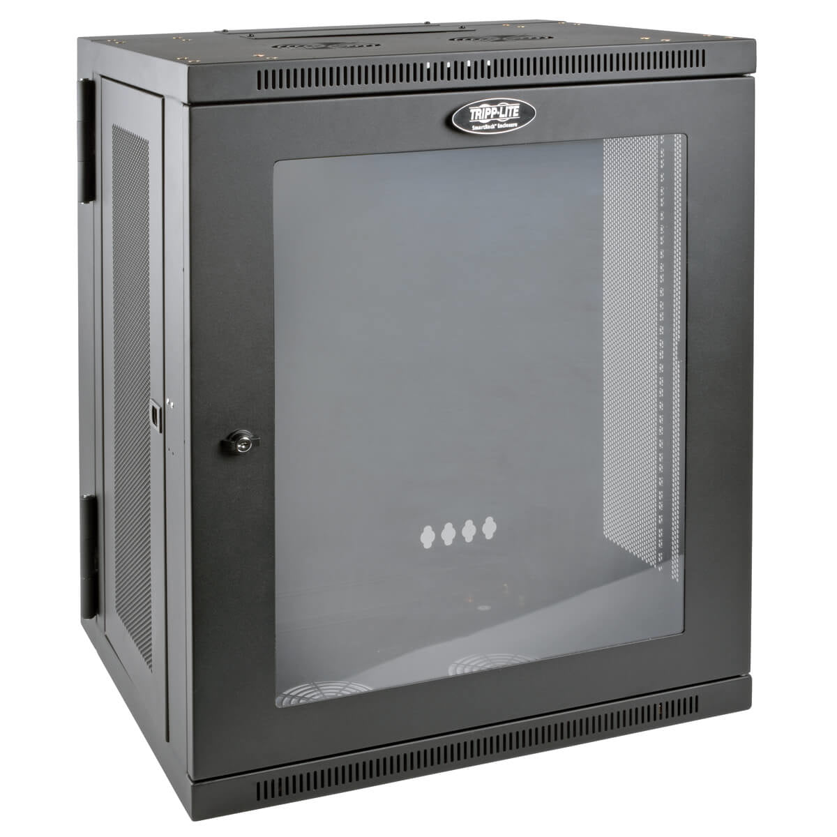 15U WALL MOUNT RACK ENCLOSURE SERVER CABINET W HINGED ACRYLIC WINDOW