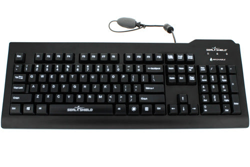 SSKSV207G - Seal Shield MEDICAL GRADE KEYBOARD BACKLIT-QUICK CONNECT DISHWASHER SAFE ANSI USA QWERTY (BL