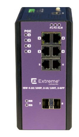 Extreme networks 16801 network switch Managed L2 Fast Ethernet (10/100) Power over Ethernet (PoE) Black, Lilac