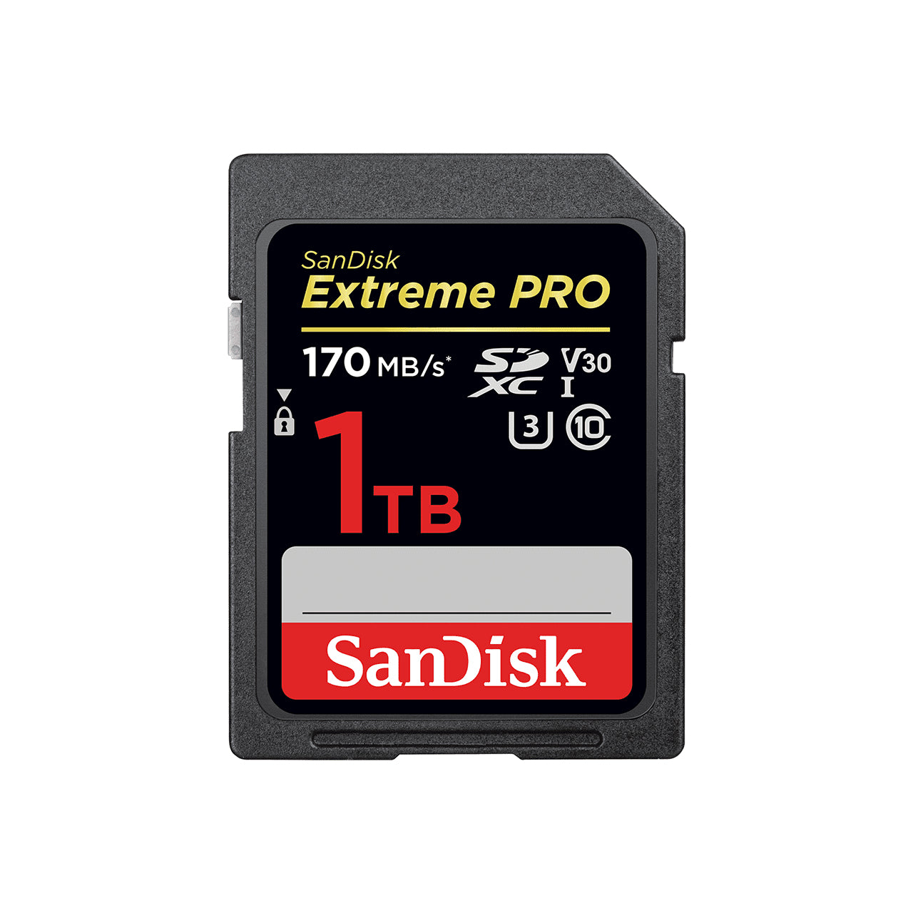 SANDISK EXTREME PRO SDXC MEMORY CARD, 1TB, UHS-I, UP TO 170MB/S READ SPEEDSUHS-I