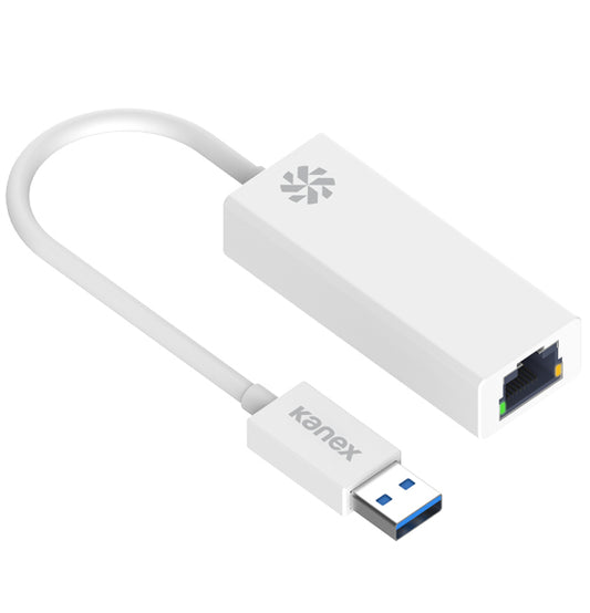 K118-U3E-WT8I - Kanex THE KANEX USB 3.0 TO GIGABIT ETHERNET ADAPTER ADDS A GIGABIT ETHERNET PORT TO YO