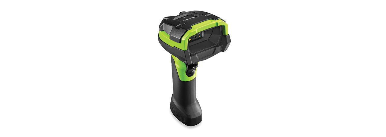 DS3608: RUGGED, AREA IMAGER, HIGH DENSITY, CORDED, INDUSTRIAL GREEN, VIBRATION M