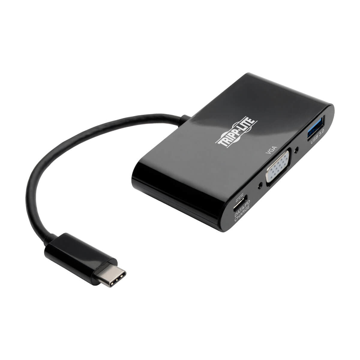 Tripp Lite U444-06N-VUB-C interface hub USB 3.2 Gen 1 (3.1 Gen 1) Type-C 5000 Mbit/s Black