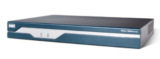 Cisco 1841, Refurbished wired router Fast Ethernet Black, Blue, Stainless steel
