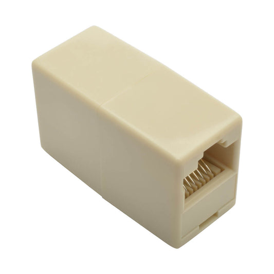 TELEPHONE STRAIGHT-THROUGH MODULAR IN-LINE COUPLER (RJ45 F/F), 10 PACK