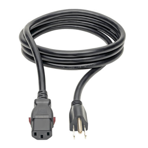P007L06 - Tripp Lite Computer Power Cord NEMA 5-15P to Locking C13 Heavy-Duty 6ft