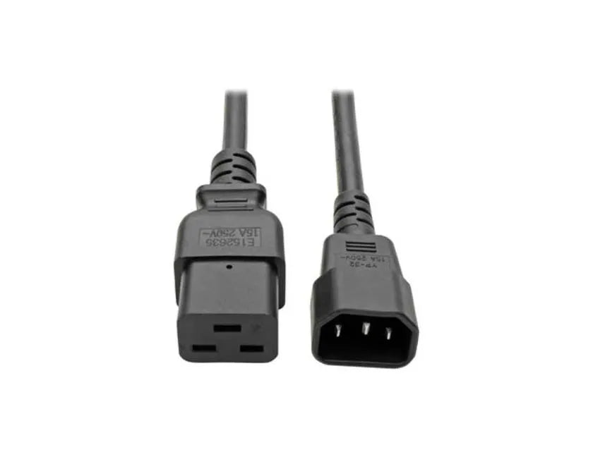 P047-006 - Tripp Lite POWER CORD, C19 TO C14 - HEAVY-DUTY, 15A, 250V, 14 AWG, 6 FT. (1.83 M), BLACK