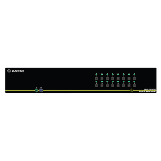 SECURE KVM SWITCH, NIAP 3.0 CERTIFIED - 16-PORT, SINGLE-MONITOR, DVI-I, PS2, USB