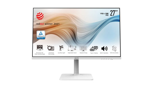 MSI Modern MD271PW 27" 1920 x 1080 pixels Full HD LCD White