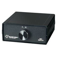 SWL065A - Black Box RJ45 2-TO-1 CAT5 ETHERNET 10 MBPS MANUAL DESKTOP SWITCH, TAA