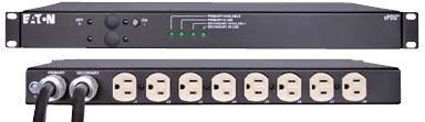 Eaton PWATSS515002 power distribution unit (PDU) 8 AC outlet(s) 1U Black