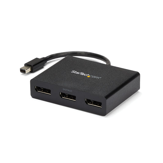 3-PORT MINI DISPLAYPORT TO DISPLAYPORT MULTI-MONITOR ADAPTER DRIVES 2X 4K 30HZ +