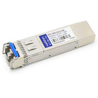 SFP-10G-LR-S-AO - AddOn Networks CISCO SFP-10G-LR-S COMPATIBLE TAA COMPLIANT 10GBASE-LR SFP+ TRANSCEIVER