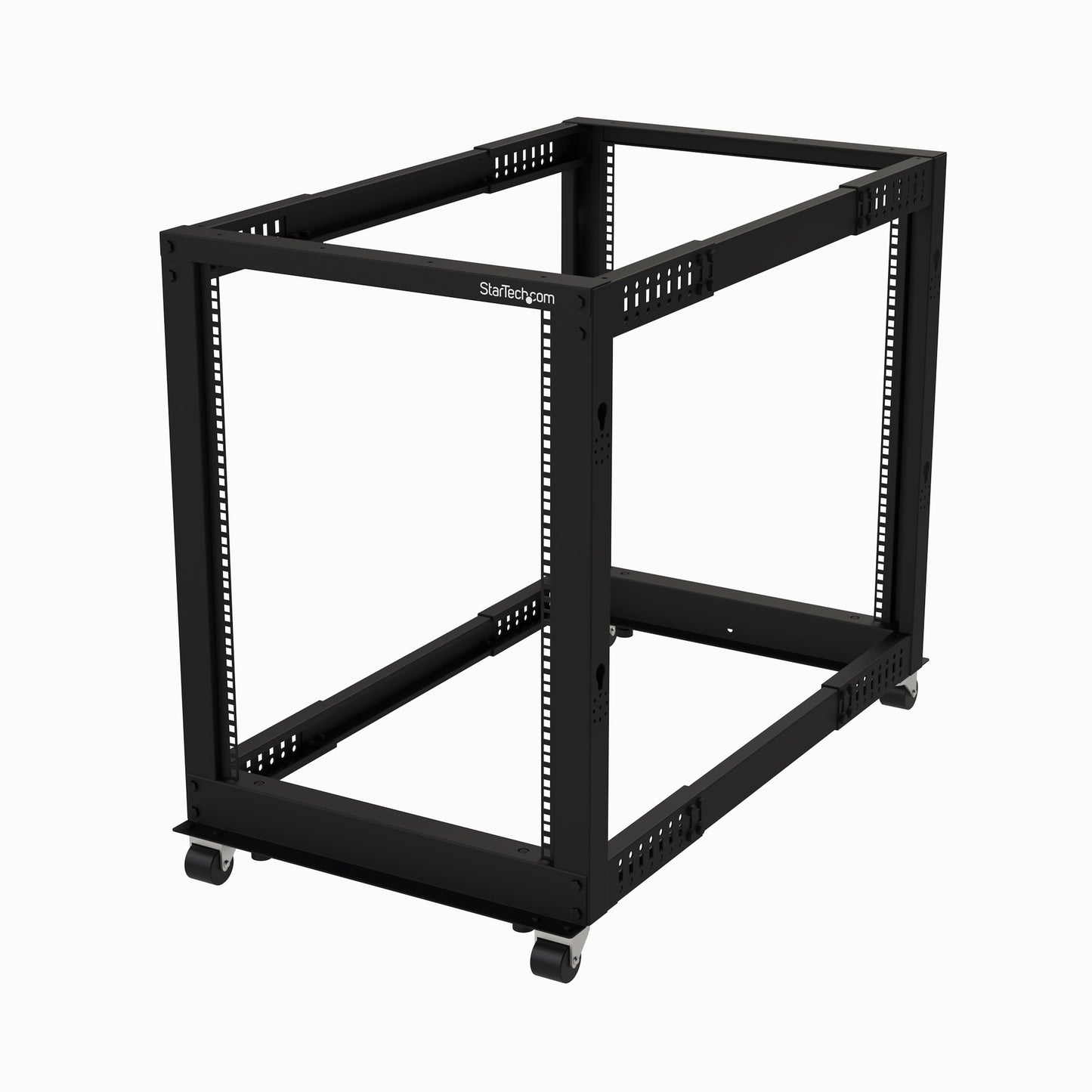 15U OPEN FRAME SERVER RACK W/ADJUSTABLE MOUNTING DEPTH OF 22IN-40IN & 30IN TALL