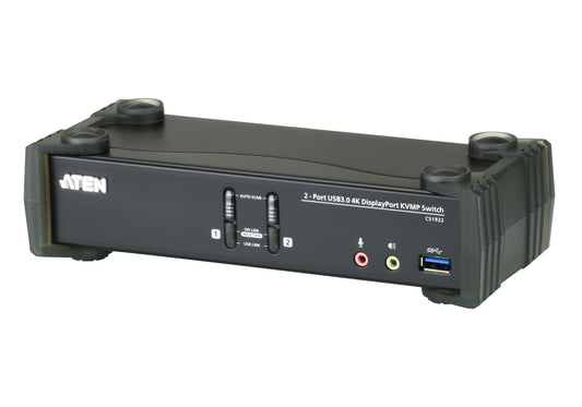 CS1922 - ATEN 2-PORT USB3.0 4K DISPLAYPORT KVMP SWITCH