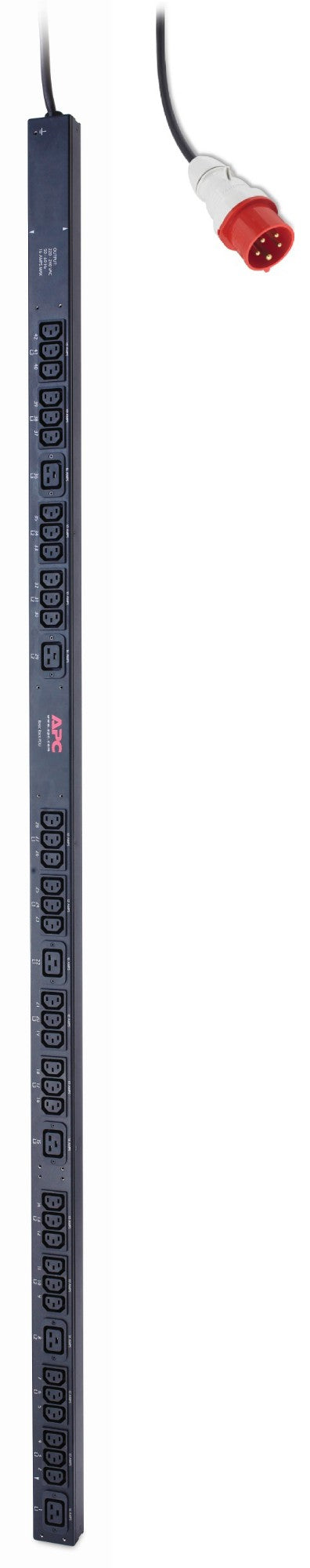 APC Rack PDU, Basic, Zero U, 11 kW, 230V, (36) C13 & (6) C19 power distribution unit (PDU) 42 AC outlet(s) 0U Black